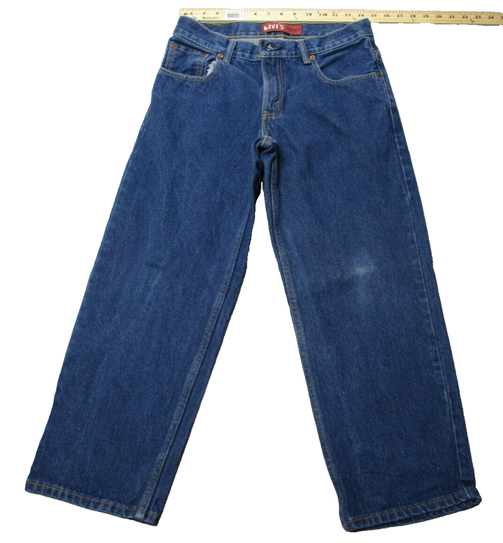 Levis Jeans 550 Denim Blue Womens Sz 10 30W x 26 L Relaxed Fit